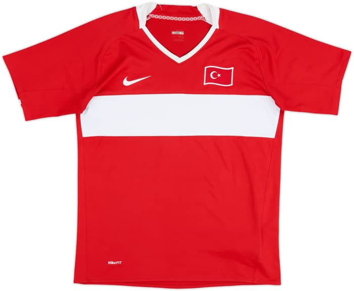 2008-10 Turkey Home Shirt - 6/10 - (XL.Boys)