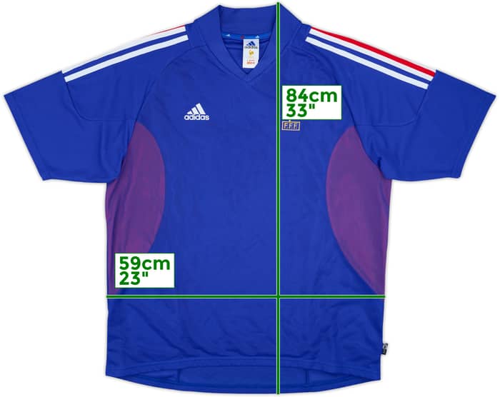 2002-04 France 'Signed' Home Shirt - 6/10 - (XL)