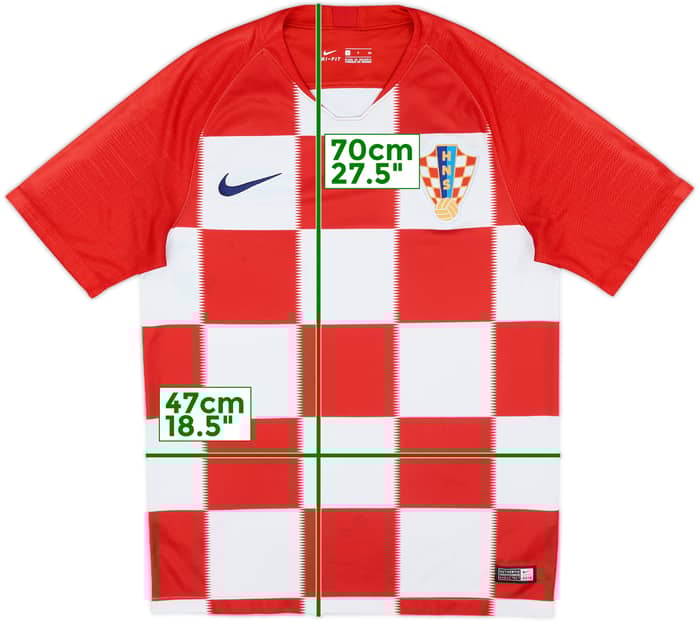 2018-19 Croatia Home Shirt - 5/10 - (S)