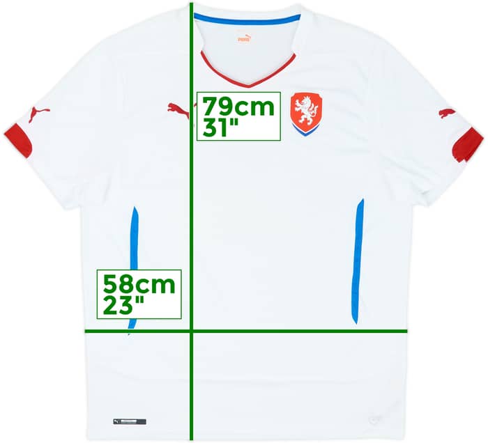 2014-16 Czech Republic Away Shirt - 8/10 - (XL)