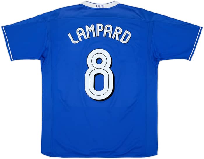 2003-05 Chelsea Home Shirt Lampard #8 - 6/10 - (L)