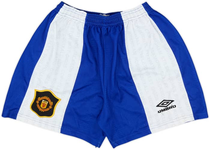 1994-96 Manchester United Third Shirt & Shorts - 8/10 - (Y)