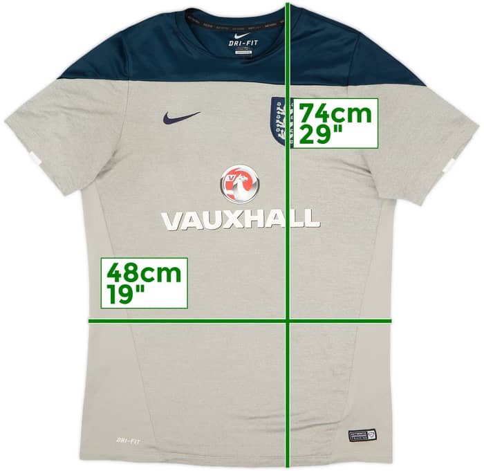 2014-15 England Nike Training Shirt - 8/10 - (L)