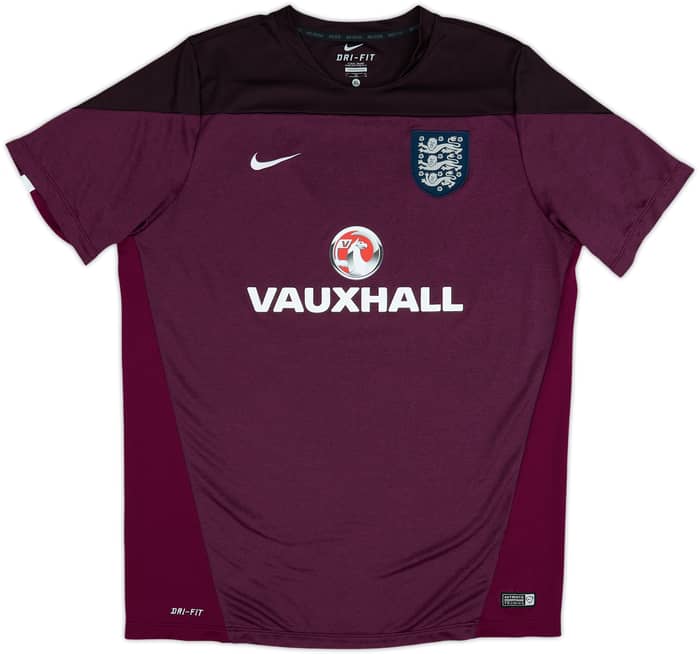 2014-15 England Nike Training Shirt - 8/10 - (XL)