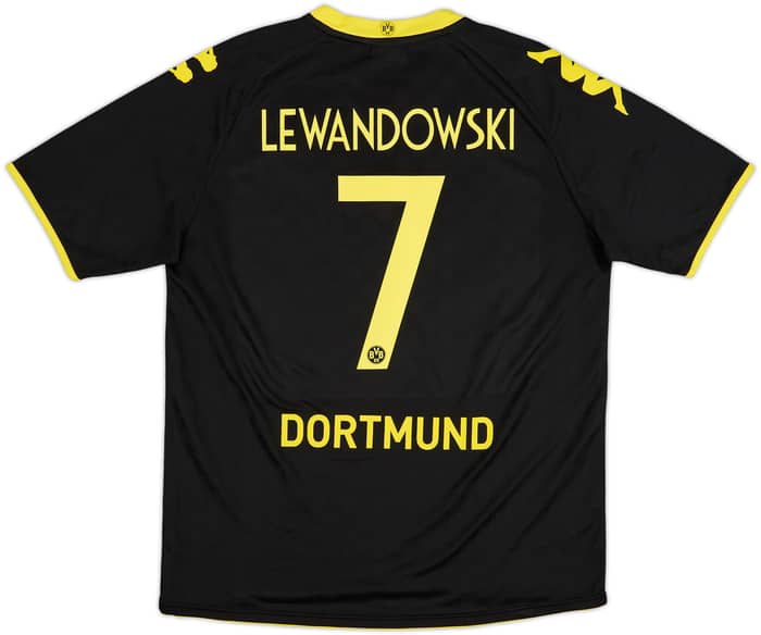 2010-11 Borussia Dortmund Away Shirt Lewandowski #7 - 8/10 - (XXL)