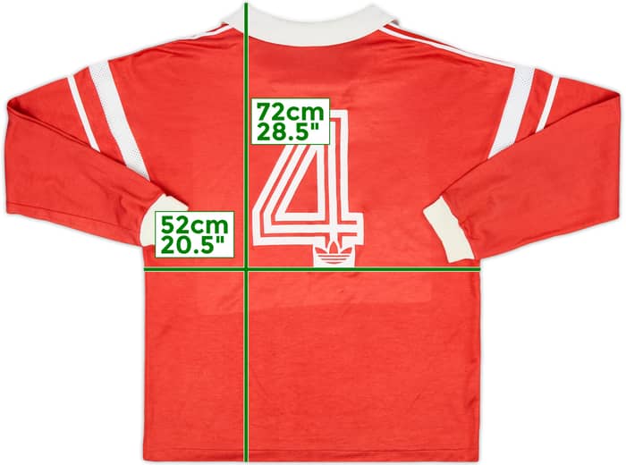 1988-90 Switzerland Match Issue Home L/S Shirt #4