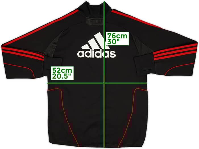 2011-12 AC Milan adidas Drill Top - 8/10 - (L)