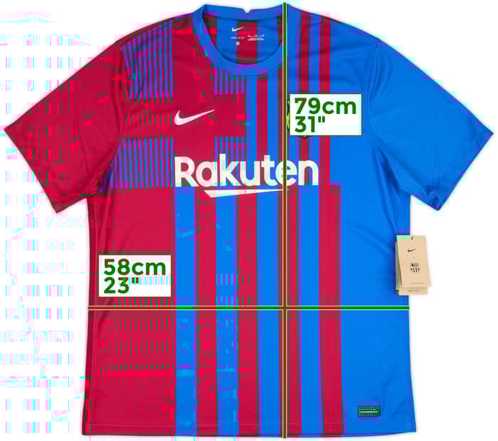 2021-22 Barcelona Home Shirt (XL)