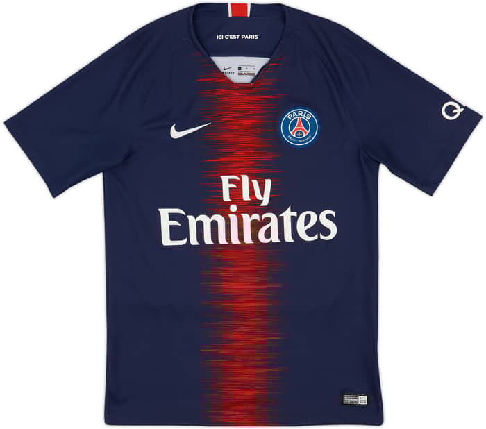 2018-19 Paris Saint-Germain Home Shirt Mbappe #7 - 8/10 - (S)