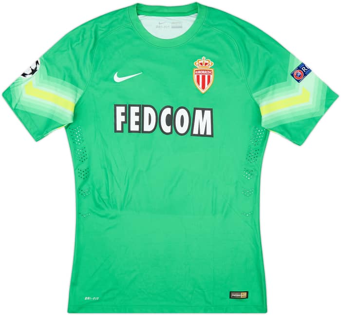 2014-15 Monaco Match Issue Champions League GK Shirt Sy #30