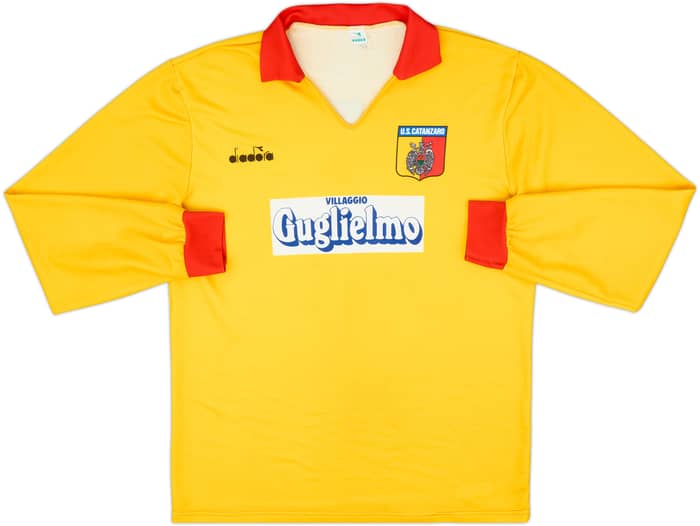 1989-90 Catanzaro Match Issue Away L/S Shirt #15
