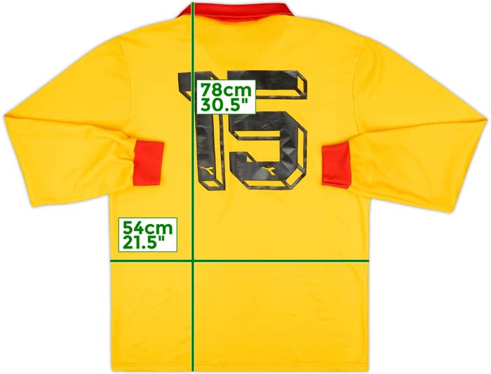 1989-90 Catanzaro Match Issue Away L/S Shirt #15