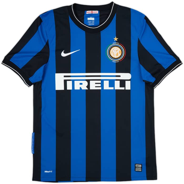 2009-10 Inter Milan Home Shirt Balotelli #45 - 10/10 - (S)