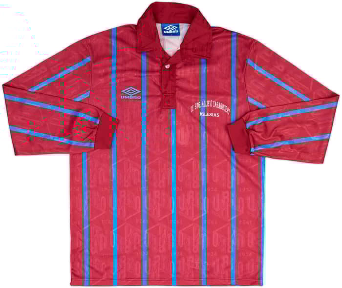 1990s Umbro Template L/S Shirt - 8/10 - (L)