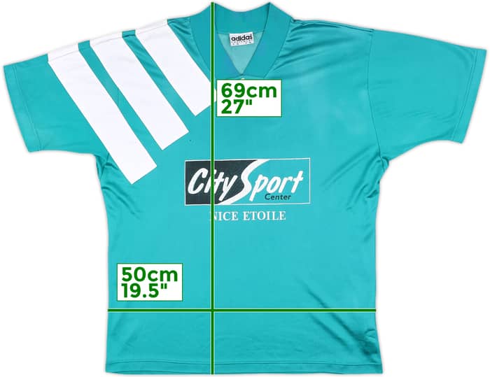 1992-93 adidas Template Shirt #5 - 5/10 - (XL)