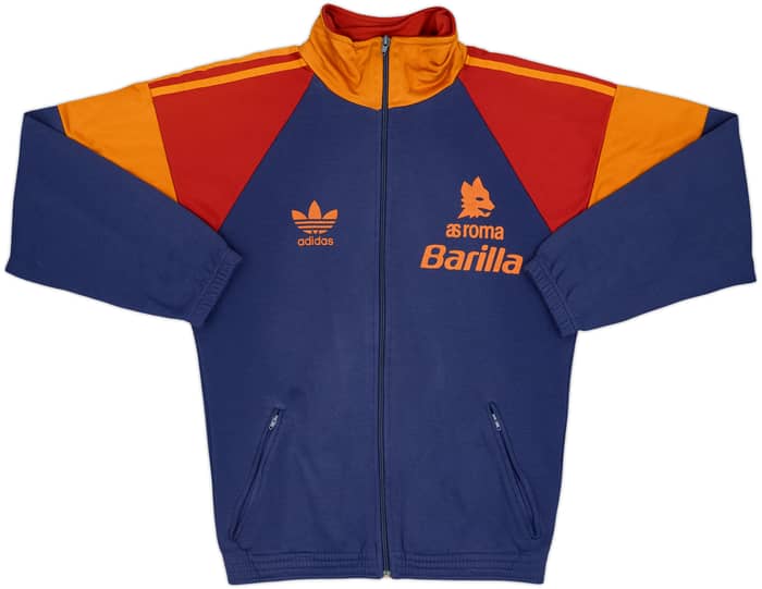 1991-92 Roma adidas Track Jacket - 8/10 - (XS)
