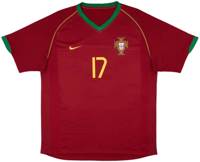 2006-08 Portugal Home Shirt C.Ronaldo #17 - 8/10 - (L)