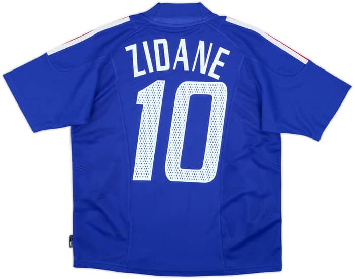 2002-04 France Home Shirt Zidane #10 - 10/10 - (Y)