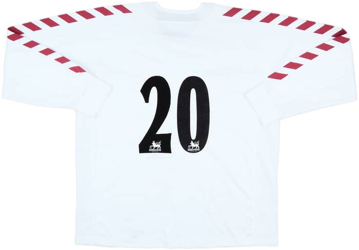 2004-05 Aston Villa Match Issue Away L/S Shirt #20