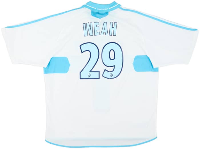 2000-01 Olympique Marseille Home Shirt Weah #29 - 6/10 - (XL)
