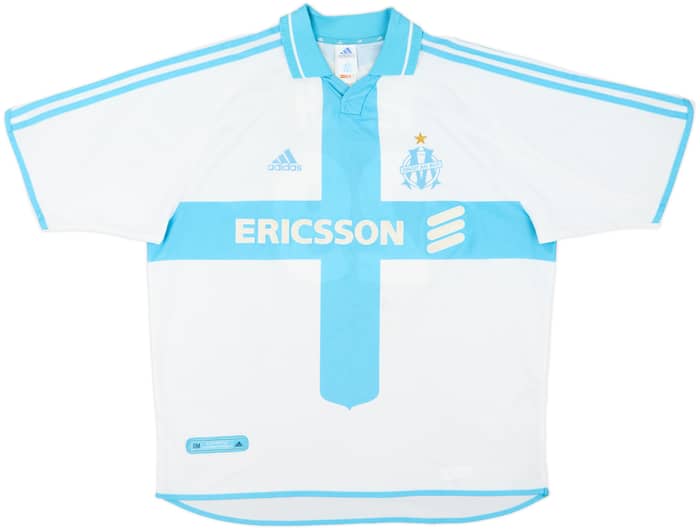 2000-01 Olympique Marseille Home Shirt Weah #29 - 6/10 - (XL)