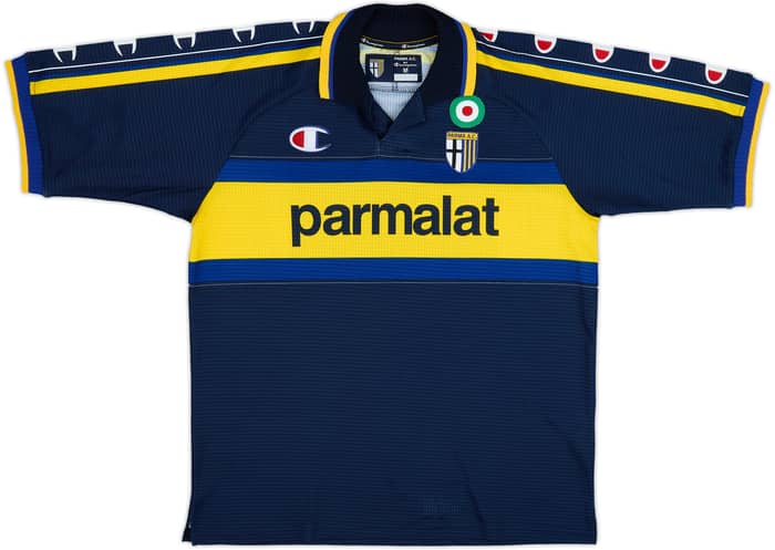 Camiseta de la tercera equipación del Parma 1999-00 Crespo #9 - 8/10 - (M)
