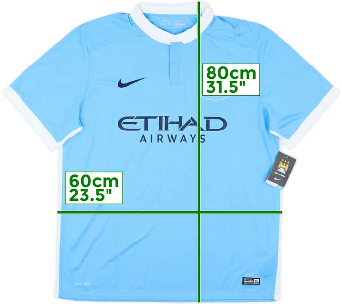 2015-16 Manchester City Home Shirt Kolarov #13 (XL)