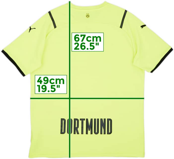 2021-22 Borussia Dortmund European Home Shirt - 9/10 - (XL.Boys)