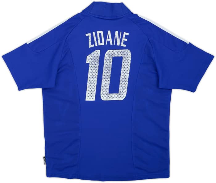 2002-04 France Home Shirt Zidane #10 - 5/10 - (XL.Boys)