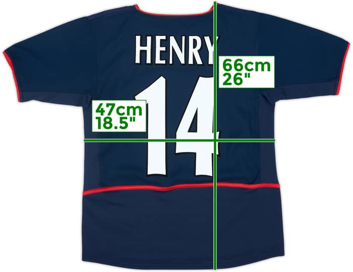 2002-04 Arsenal Away Shirt Henry #14 - 8/10 - (XL.Boys)
