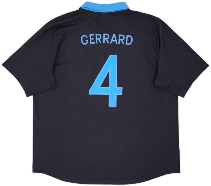 2011-12 England Away Shirt Gerrard #4 - 8/10 - (4XL)