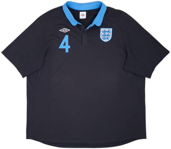 2011-12 England Away Shirt Gerrard #4 - 8/10 - (4XL)