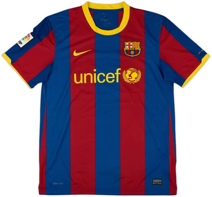 2010-11 Barcelona Home Shirt Messi #10 - 8/10 - (L)