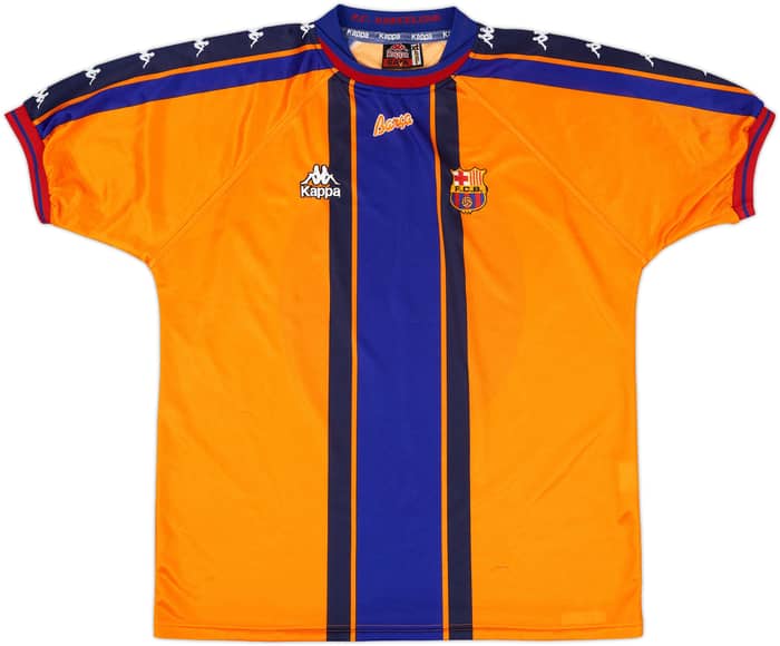 1997-98 Barcelona Away Shirt - 8/10 - (XL)