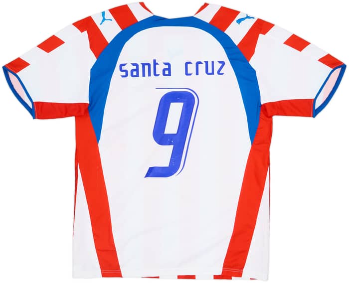 2006-07 Paraguay Home Shirt Santa Cruz #9 - 5/10 - (L)
