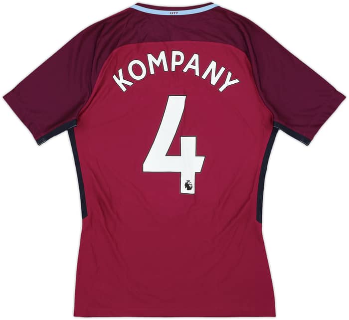 2017-18 Manchester City Player Issue Away Shirt Kompany #4 - 7/10 - (M)