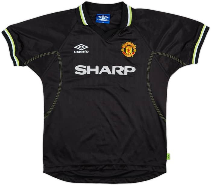 1998-99 Manchester United Third Shirt - 9/10 - (L.Boys)