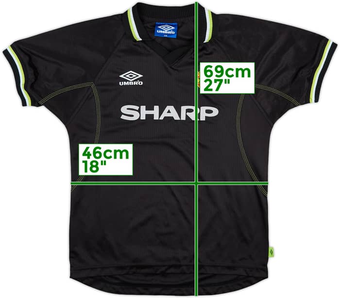 1998-99 Manchester United Third Shirt - 9/10 - (L.Boys)