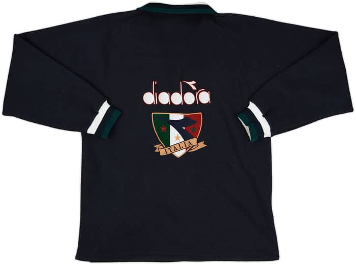 1990 Italy Diadora 1/4 Zip Fleece Top - 6/10 - (M)