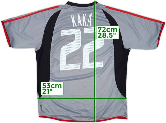 2003-04 AC Milan Third Shirt Kaka' #22 - 5/10 - (L)