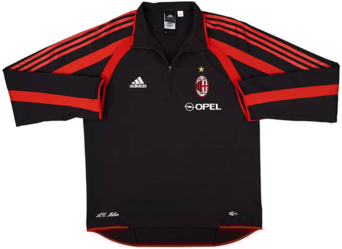 2005-06 AC Milan adidas 1/4 Zip Drill Top - 8/10 - (M/L)