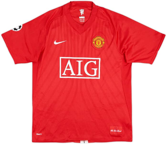 2007-09 Manchester United Home Shirt Ronaldo #7 - 8/10 - (M)