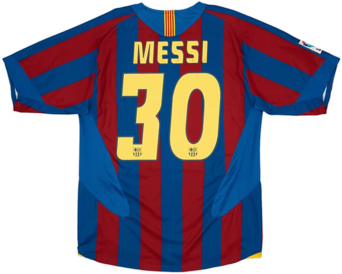 2005-06 Barcelona Home Shirt Messi #30 - 5/10 - (M)