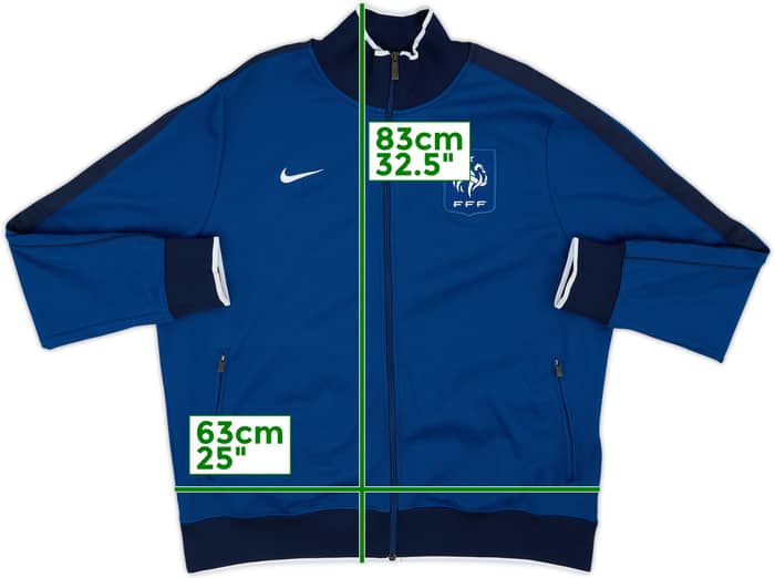 2011-12 France Nike Track Jacket - 10/10 - (XXL)