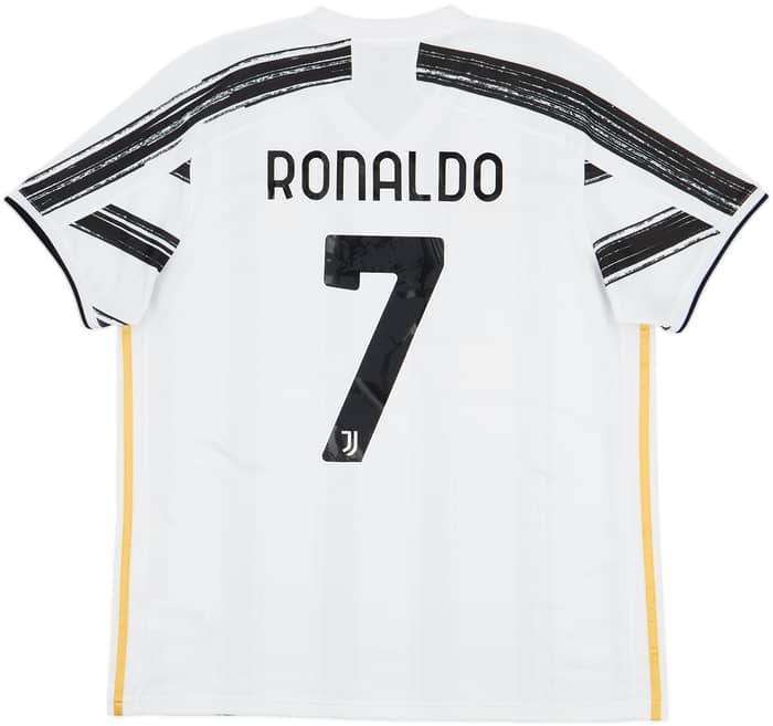 2020-21 Juventus Home Shirt Ronaldo #7 - 9/10 - (XL)