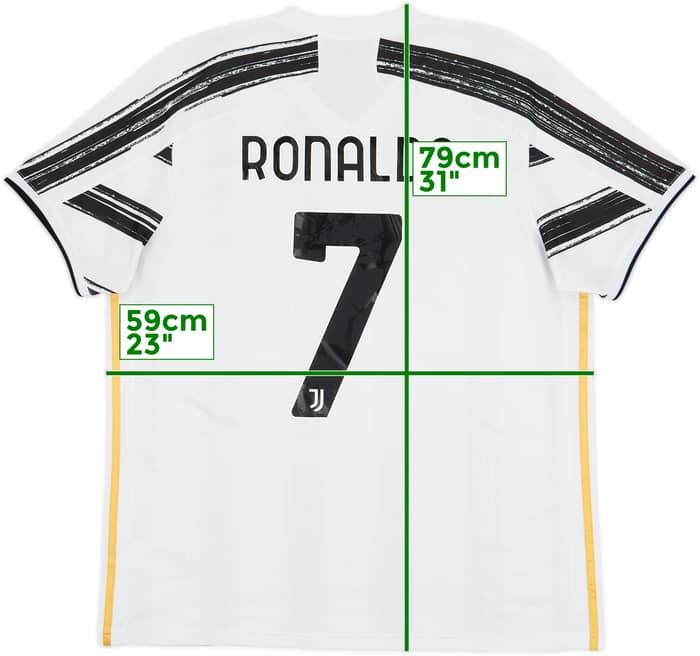 2020-21 Juventus Home Shirt Ronaldo #7 - 9/10 - (XL)