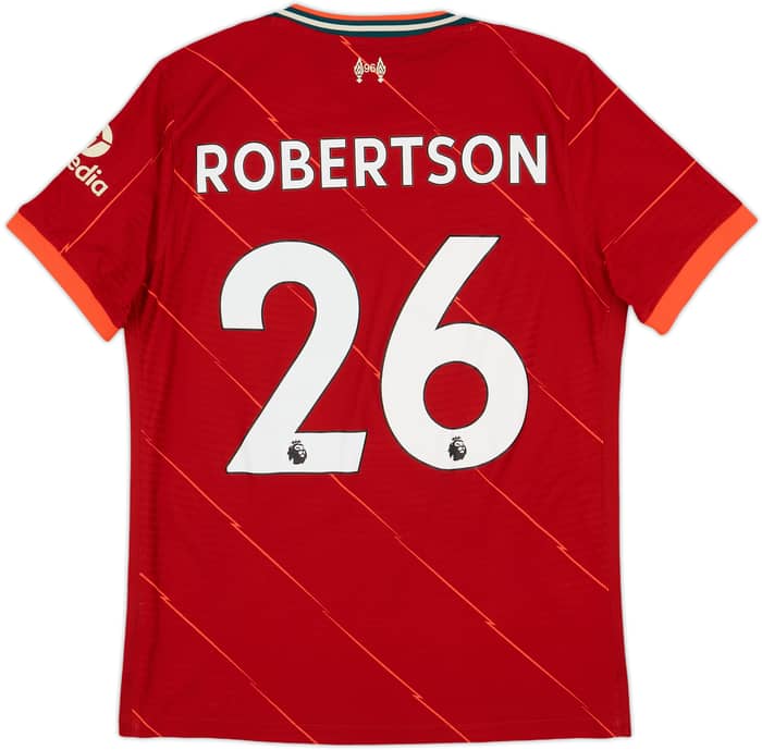 2021-22 Liverpool Authentic Home Shirt Robertson #26 - 8/10 - (M)