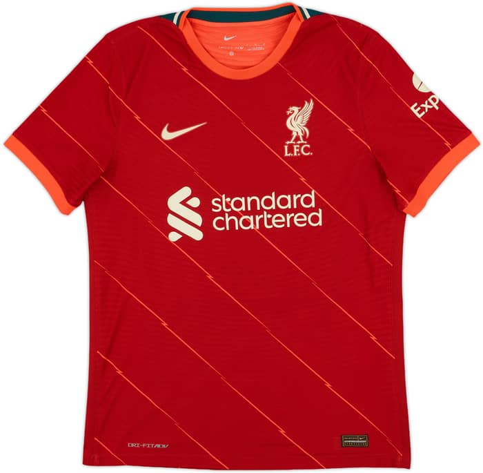 2021-22 Liverpool Authentic Home Shirt Robertson #26 - 8/10 - (M)
