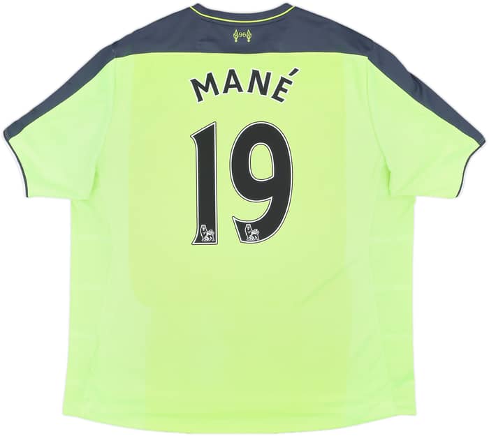2016-17 Liverpool Third Shirt Mane #19 - 7/10 - (XXL)