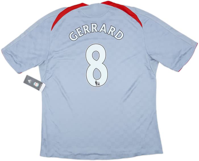 2008-09 Liverpool Player Issue Away Shirt Gerrard #8 (XXL)